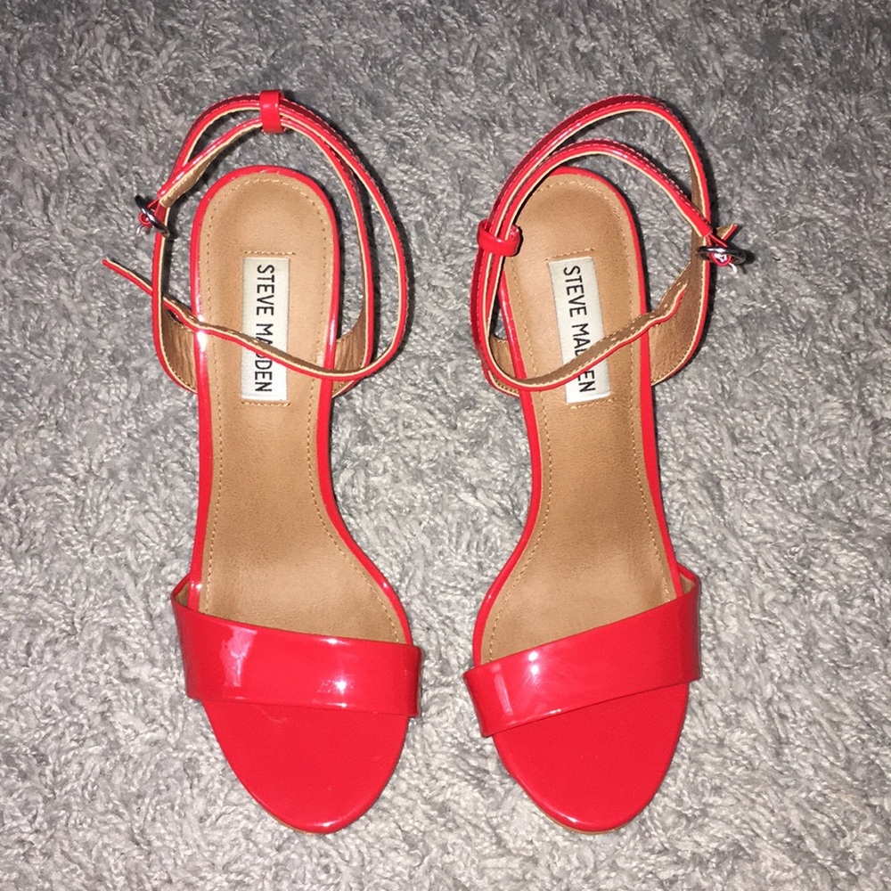 Red steve Madden heels